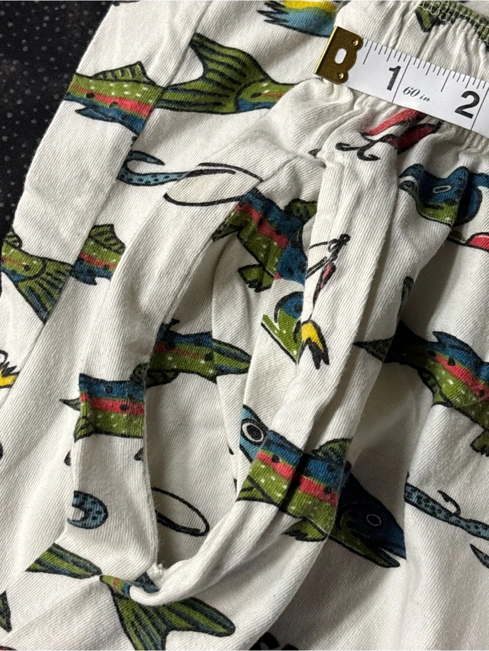 Lazy One Blue & Green 'Asleep at the Reel' Women's Pajama Set